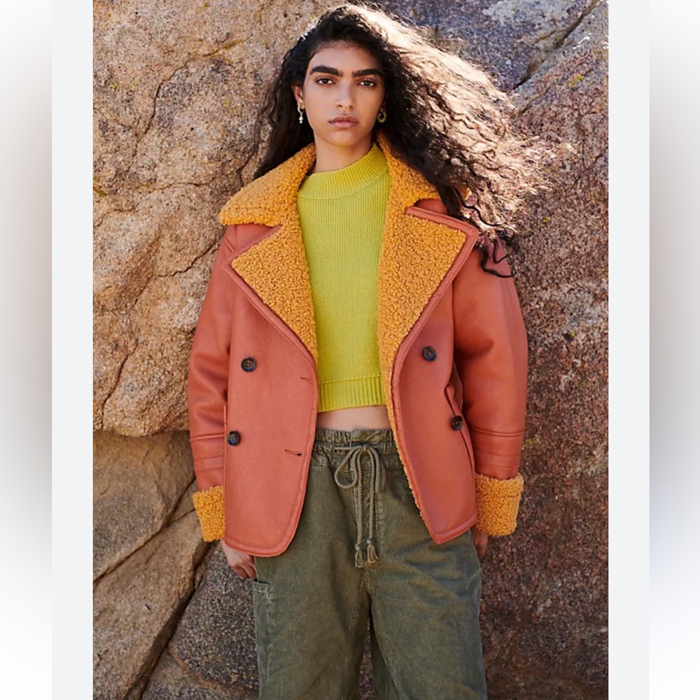 We The Free Kaja Vegan Bonded Peacoat